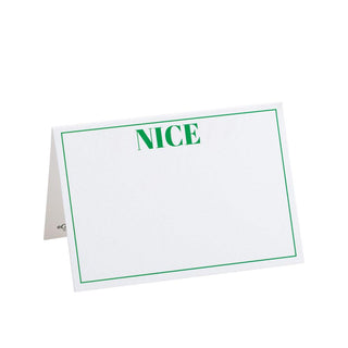 Caspari Naughty or Nice Reversible Place Cards - 8 Per Package 91915P