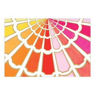 Caspari Color Wheel Die-Cut Place Cards - 8 Per Package 92902P