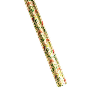 Caspari Palazzo Foil Metallic Gift Wrapping Paper in Green & Gold - 30" x 6' Roll 949890RCF