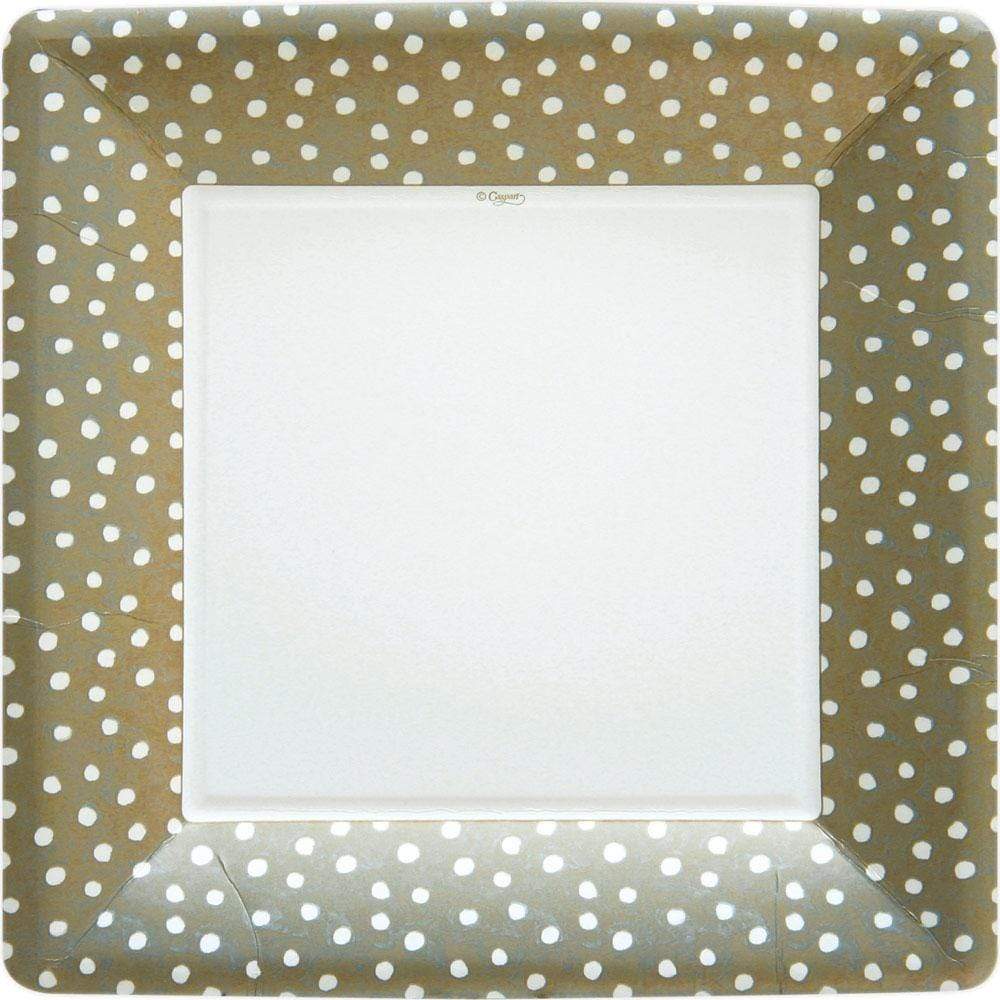 Small square paper deals plates