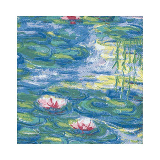 Caspari Nympheas Paper Luncheon Napkins - 20 Per Package 961L