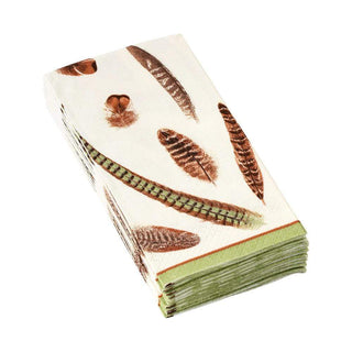 Caspari Faisan Facial Tissue Hankies in Ivory - 10 Per Package 9650M