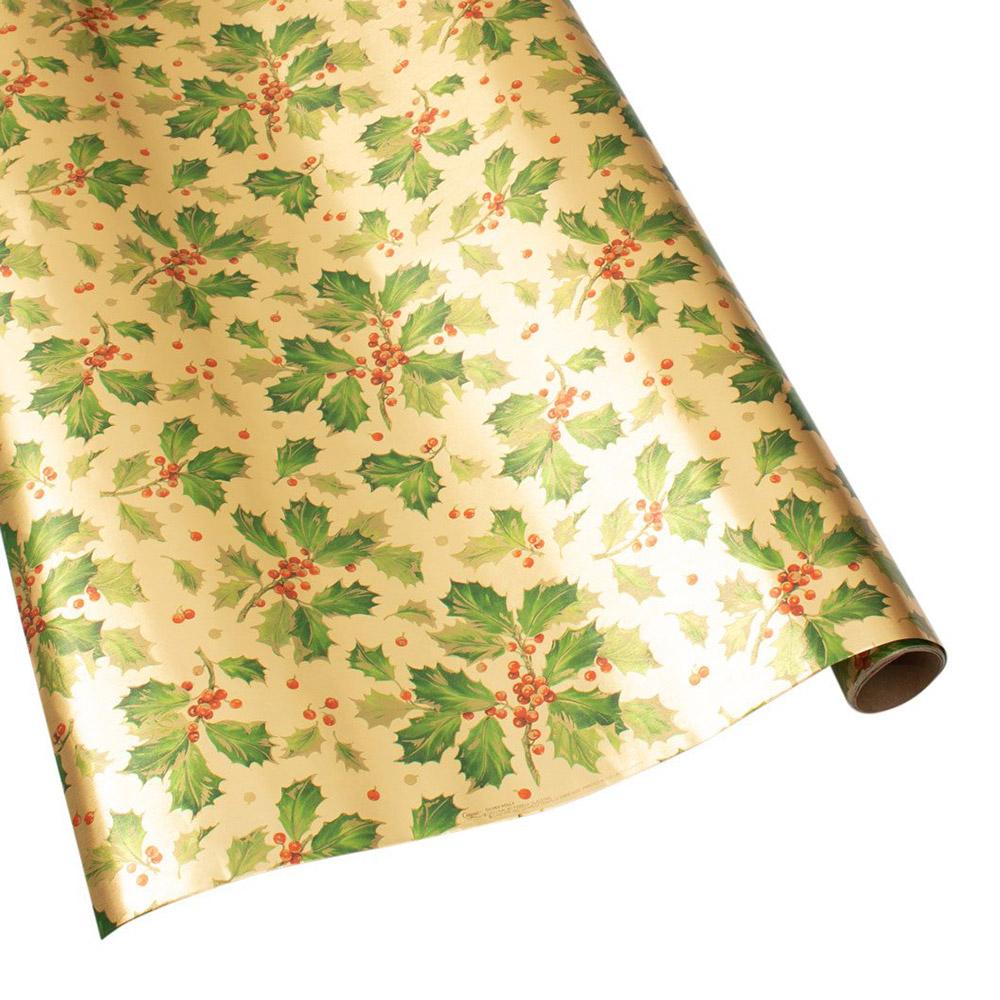 Full Printed Metallic Gold Color Wrapping Tissue Paper - China