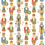 Caspari Nutcracker Parade Gift Wrapping Paper - 30" x 8' Roll 9672RC