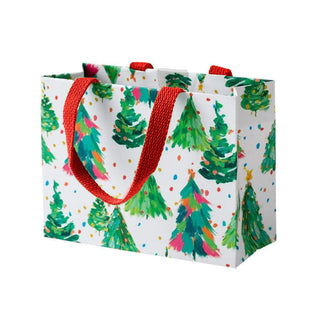 Caspari Brushstroke Trees Small Gift Bag - 1 Each 9705B1