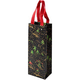 Caspari Winter Sports Wine & Bottle Gift Bag - 1 Each 9707B4