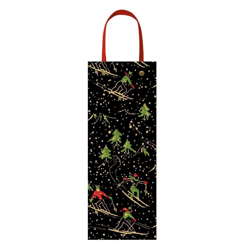 Caspari Christmas Wine & Bottle Gift Bag - Each