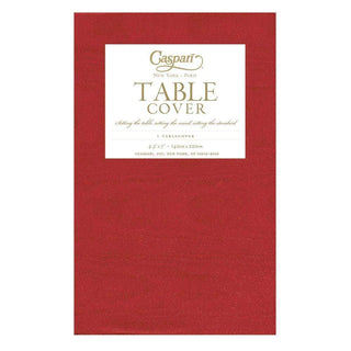 Caspari Moiré Paper Table Cover in Red - 1 Each 971TCP