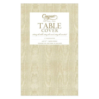 Caspari Moiré Paper Table Cover in Gold - 1 Each 972TCP