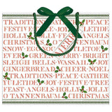 Caspari Yuletide Cheer Large Gift Bag - 1 Each 9741B3
