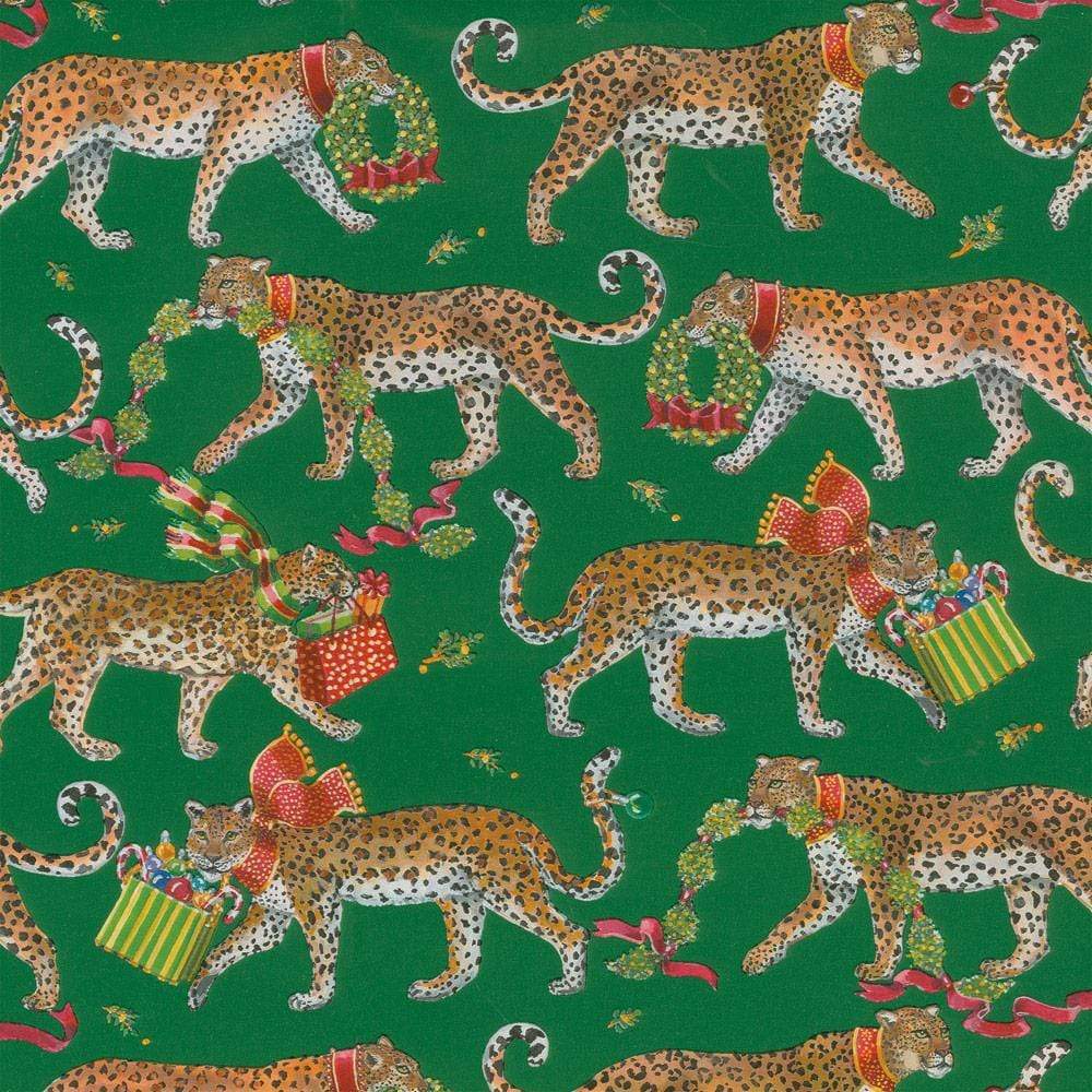 Wrapping Paper: Hunter Green Paisley gift Wrap, Birthday, Holiday