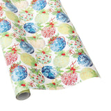 Caspari Porcelain Ornaments Gift Wrapping Paper - 30" x 8' Roll 9758RC