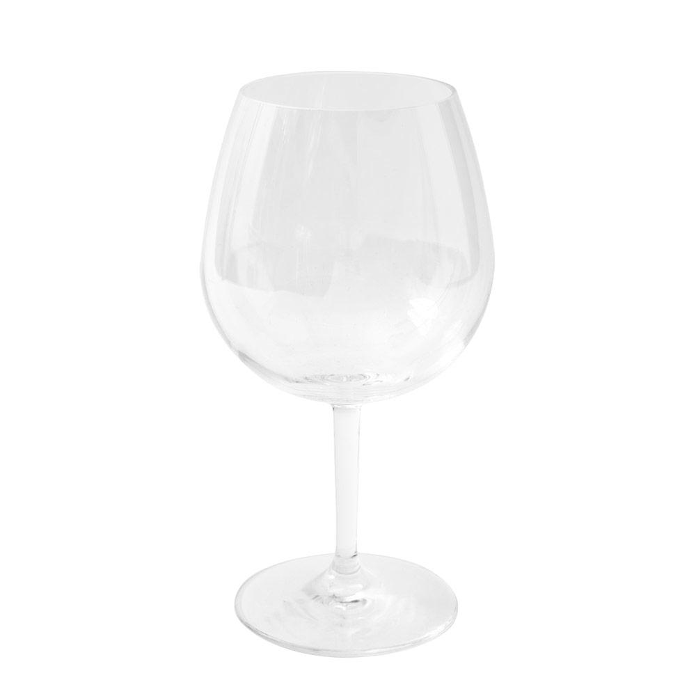 Caspari Acrylic 23oz Red Wine Glass in Crystal Clear - 6 Each ACR013X6