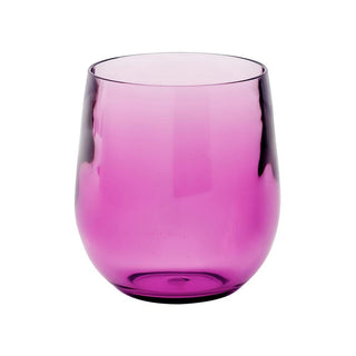 Caspari Acrylic 12oz Tumbler Glass in Amethyst - 6 Each ACR103X6