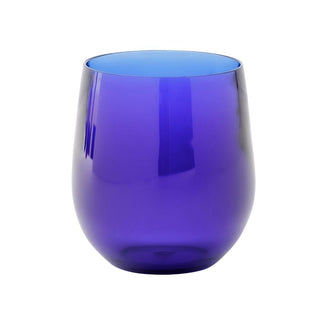 Caspari Acrylic 12oz Tumbler Glass in Cobalt - 6 Each ACR104X6