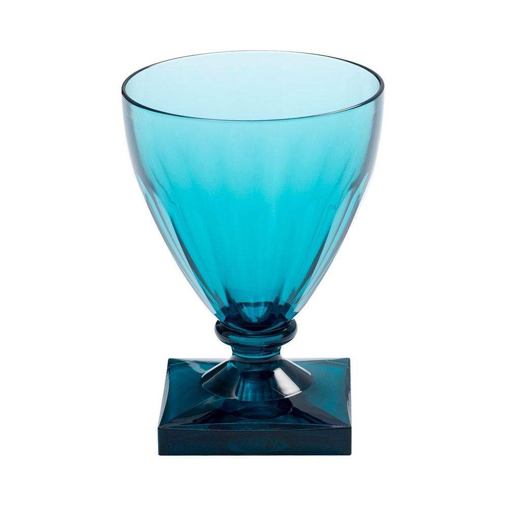 Acrylic 8.5 oz. Wine Goblet in Turquoise - 6 Each – Caspari