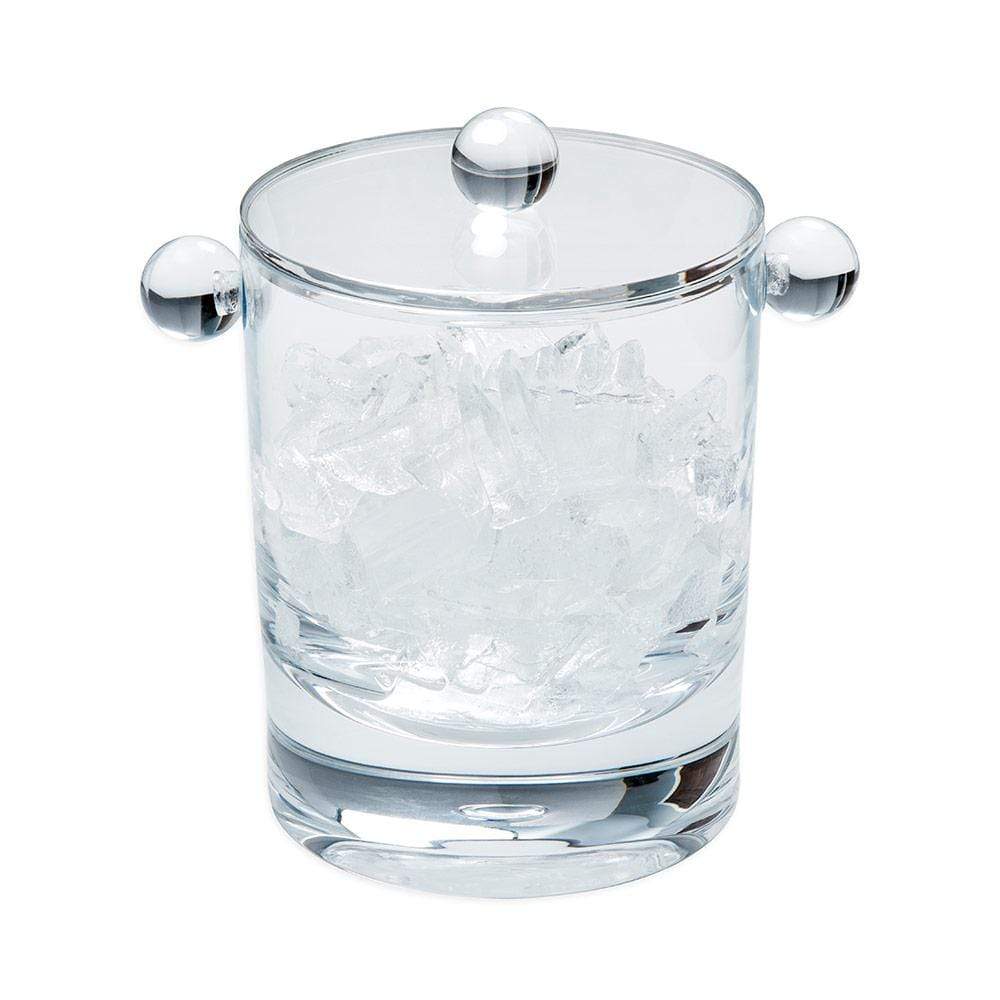 Acrylic 60oz Ice Bucket with Lid Crystal Clear Each – Caspari