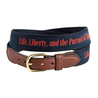 Barrons-Hunter "Life, Liberty" Quote belt