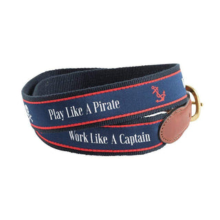 Barrons-Hunter "Work Like a Captain" Quote Belt