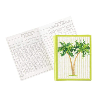 Caspari Palms Bridge Tally Sheets - 12 Per Package BT107