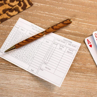 Caspari Tortoise Bridge Tally Sheets - 12 Per Package BT110
