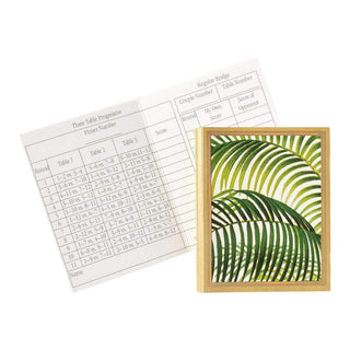 Caspari Under the Palms Bridge Tally Sheets - 12 Per Package BT126