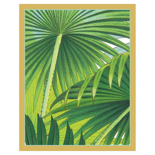 Caspari Palm Fronds Bridge Tally Sheets - 12 Per Package BT144