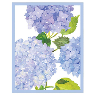 Caspari Hydrangeas and Porcelain Bridge Tally Sheets - 12 Per Package BT147