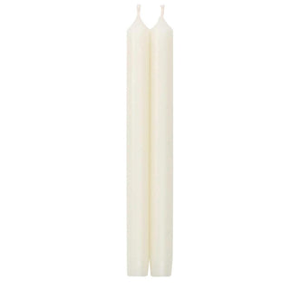 Caspari Straight Taper 12" Candles in White - 4 Candles Per Package CA00.12X2