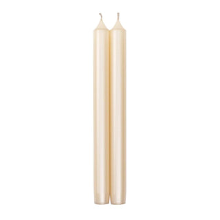 Caspari Straight Taper 10" Candles in Ivory Pearlescent - 4 Candles Per Package CA09.2X2