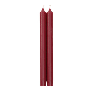 Caspari Straight Taper 10" Candles in Bordeaux - 4 Candles Per Package CA22.2X2
