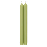 Caspari Straight Taper 12" Candles in Moss Green - 4 Candles Per Package CA29.12X2