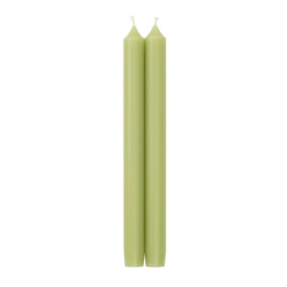 Caspari Straight Taper 10" Candles in Moss Green - 4 Candles Per Package CA29.2X2