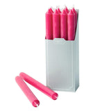 Caspari Straight Taper 10" Candles in Fuchsia - 12 Candles Per Box CA50