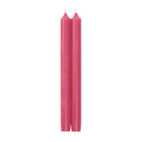 Caspari Straight Taper 10" Candles in Fuchsia - 12 Candles Per Box CA50