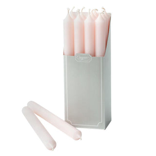 Caspari Straight Taper 10" Candles in Petal Pink - 12 Candles Per Box CA53