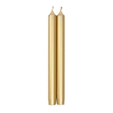 Caspari Straight Taper 10" Candles in Gold - 4 Candles Per Package CA60.2X2