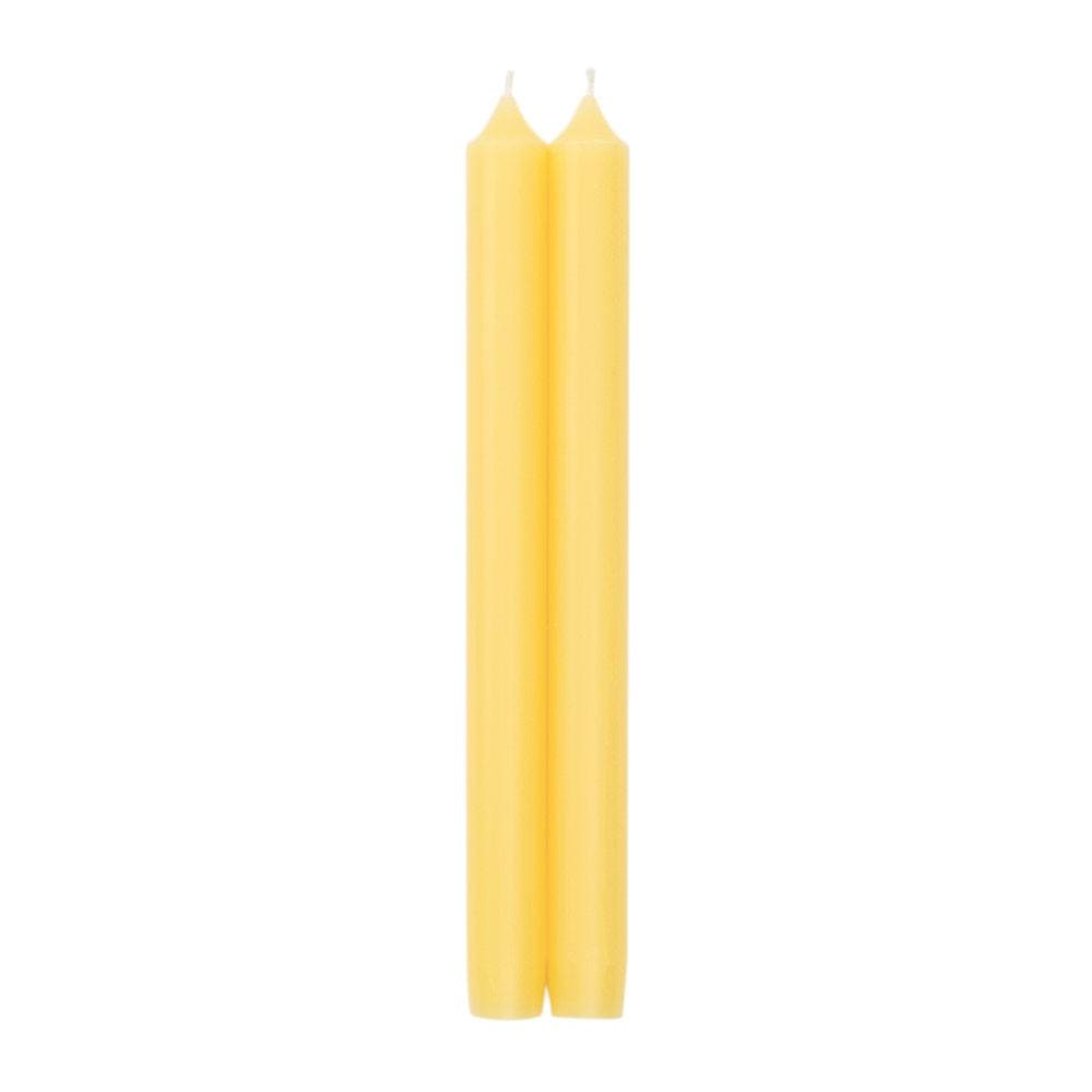 Straight Taper 10 Candles in Yellow - 4 Candles – Caspari