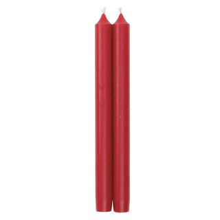 Caspari Straight Taper 12" Candles in Red - 4 Candles Per Package CA80.12X2