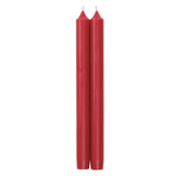 Caspari Straight Taper 12" Candles in Red - 4 Candles Per Package CA80.12X2