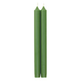 Caspari Leaf Green Duet Candles - 4 Candles Per Package CA84.2X2