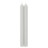 Caspari Pale Grey Candles - 2 Candles Per Package CA86.2