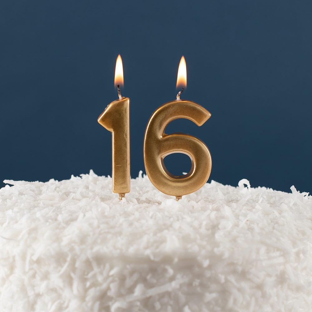 Caspari Number Birthday Candle - 1 Per Package