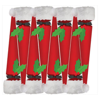 Caspari Santa Hat Cone-Shaped Celebration Christmas Crackers - 8 Per Box CK111.12