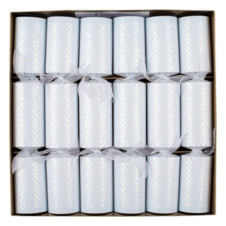 Caspari Fretwork Celebration Crackers in Pearl - 6 Per Box CK142.12