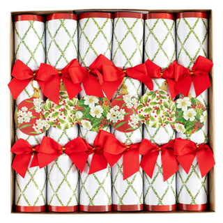 Caspari Ornament and Trellis Celebration Crackers - 6 Per Box CK148.12