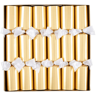Caspari Solid Gold Celebration Crackers - 6 Per Box CK152.12