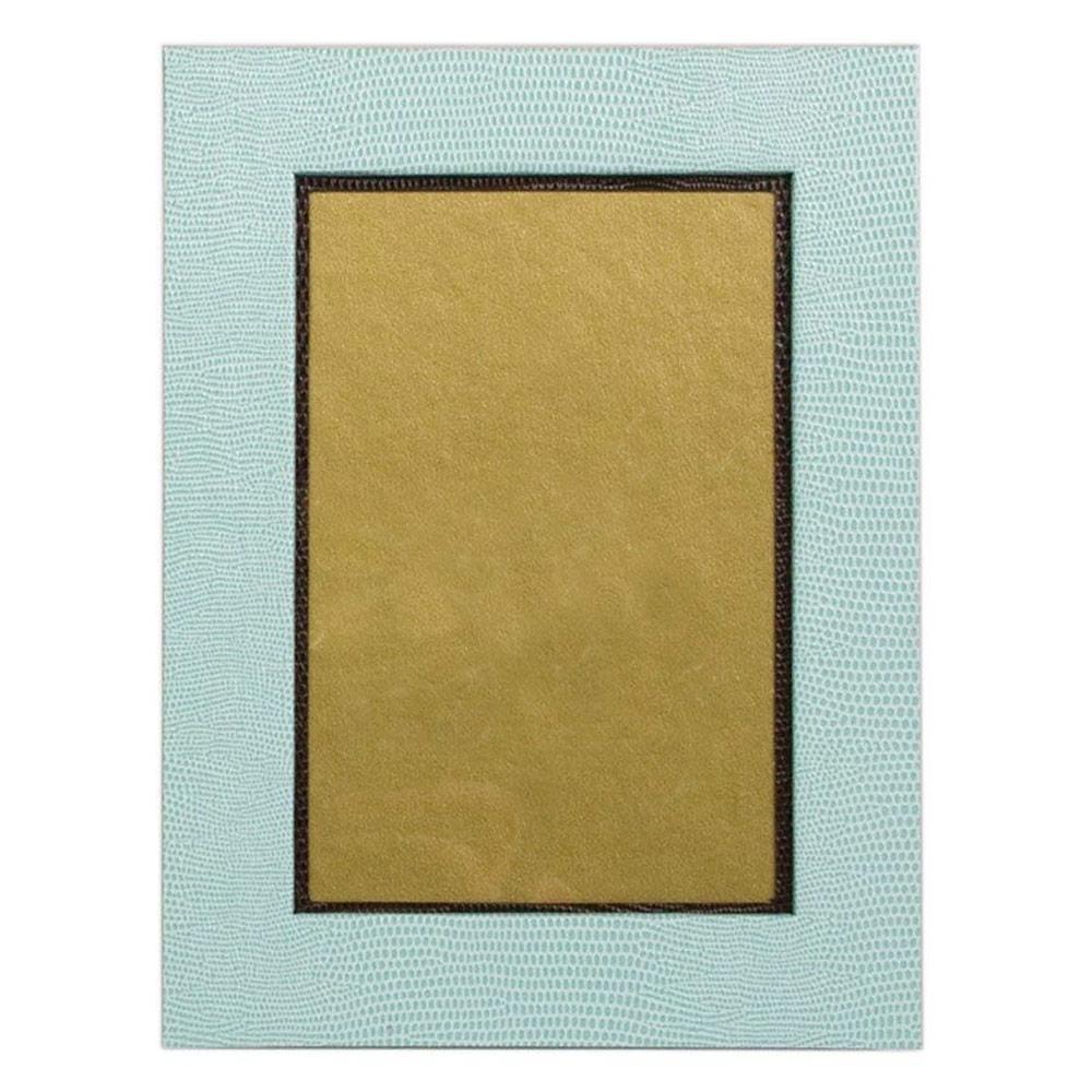 Turquoise Picture Frame 4x6 Photo Desk Table Top Winter Home Decor 4x6, Blue