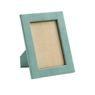 Caspari Snakeskin 4" x 6" Picture Frame in Mist - 1 Each F23337