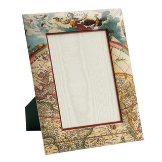 Caspari World Map 5" x 7" Picture Frame - 1 Each F7156